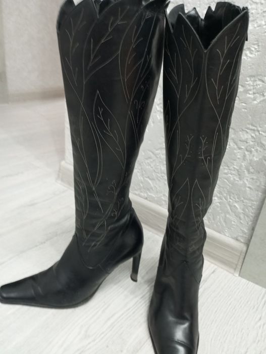 Сапоги нат.кожа, Италия