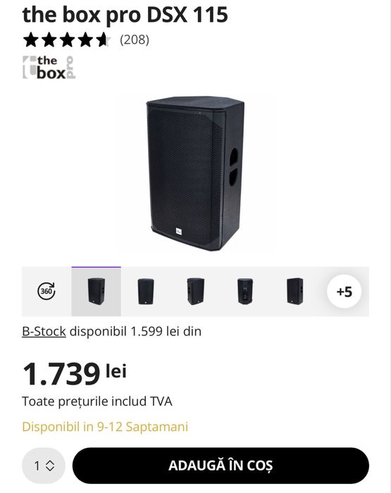 Boxe Active The Box Pro Dsx115