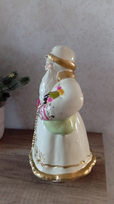 Дед Мороз под ёлку (ретро) папье-маше