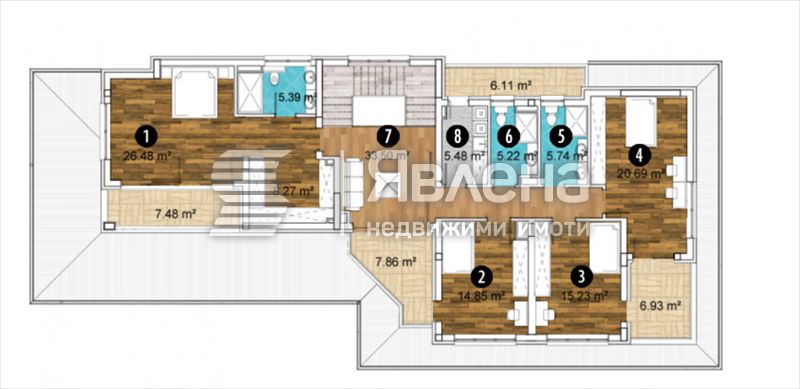 Продава се Къща в Банкя - 560 кв.м за 1536 €/кв.м - Снимка #5