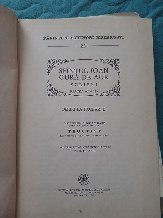 Vand carti Bisericesti de colectie