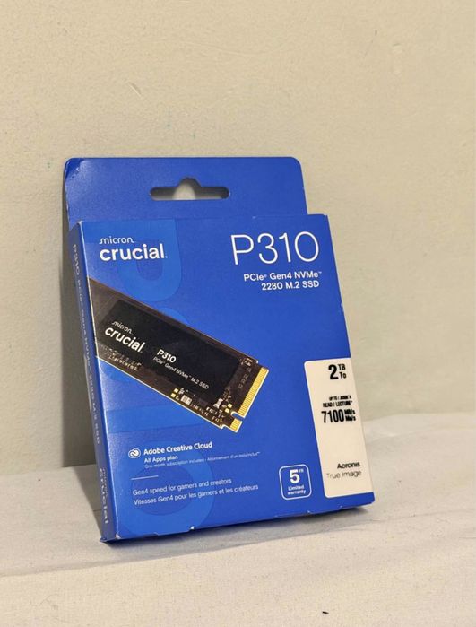 SSD Crucial P310 2TB PCIe Gen4 NVMe M.2 2280 Nou-nefolosit, cu factura si garantie.