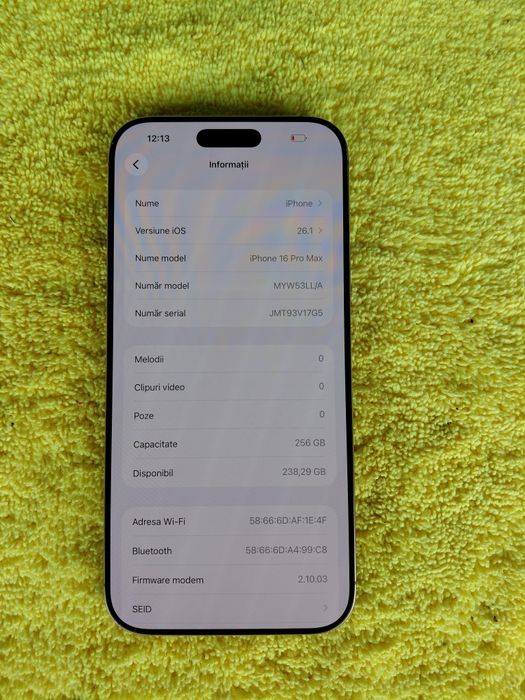 Vând/Schimb IPhone 16 Pro Max 5g Desert Ca Nou Liber