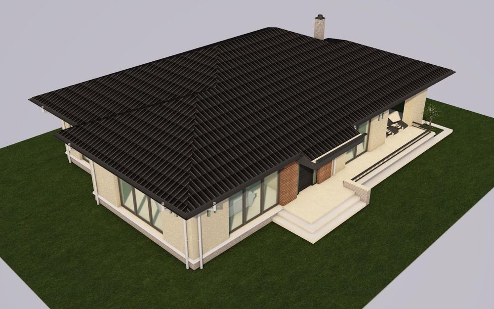 Vand casa la rosu 170mp