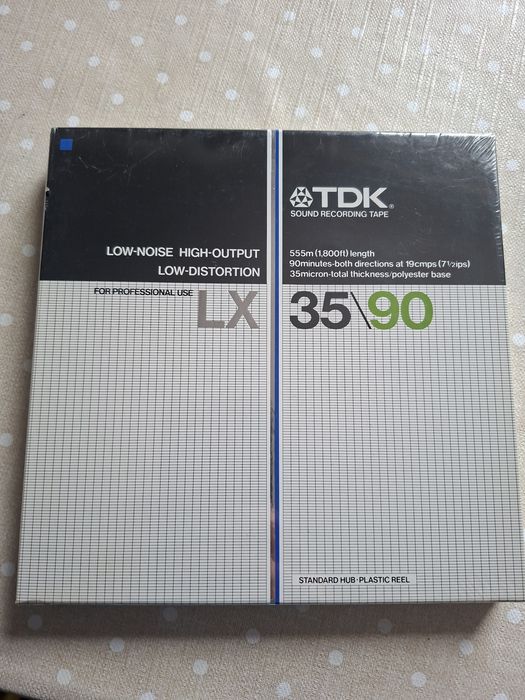 Banda magnetofon 18cm TDK LX 35/90 noua