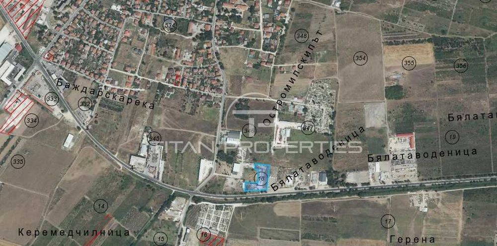 Продава се Парцел в Пловдив, Коматево - 5203 кв.м за 154 €/кв.м - Снимка #2