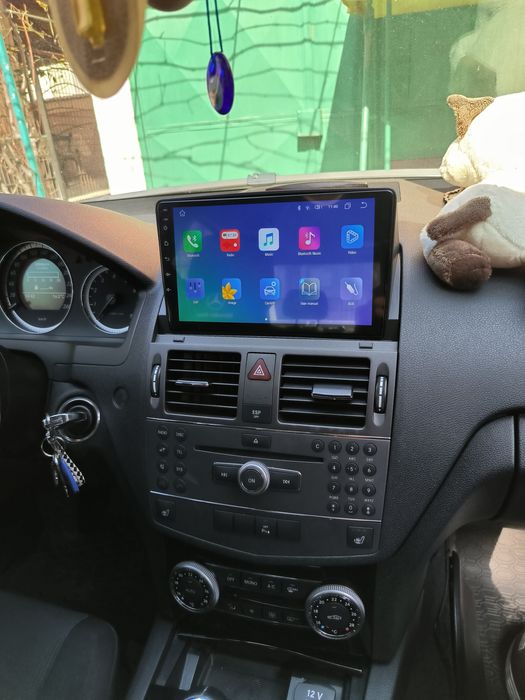 Navigatie Android Mercedes C Class W204 c200 Waze YouTube GPS