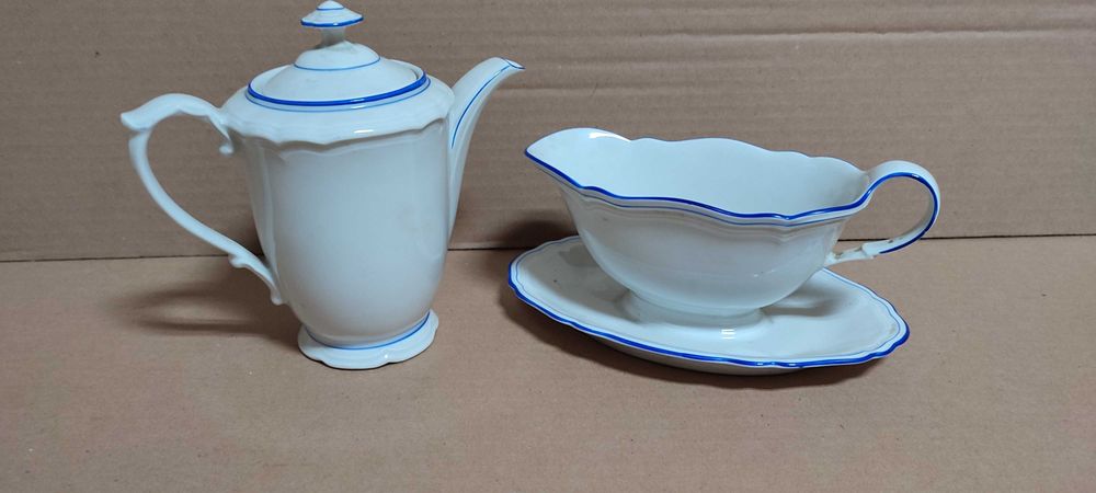 Serviciu cafea, anii 70 + 7 cesti identice + diferite