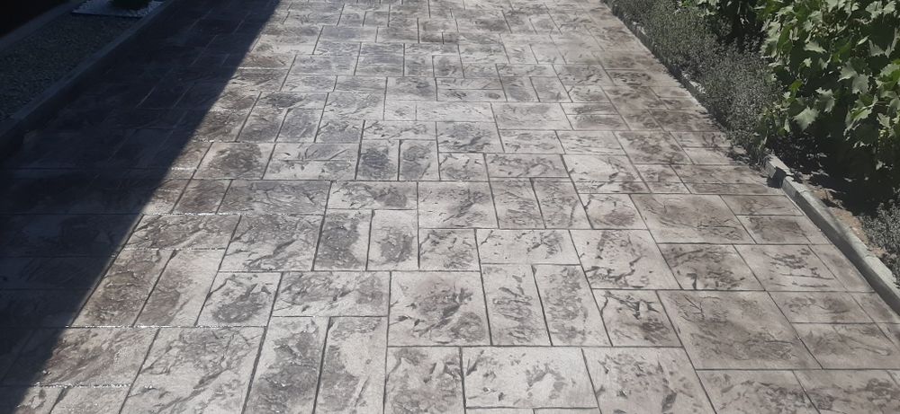 Beton amprentat/vertical