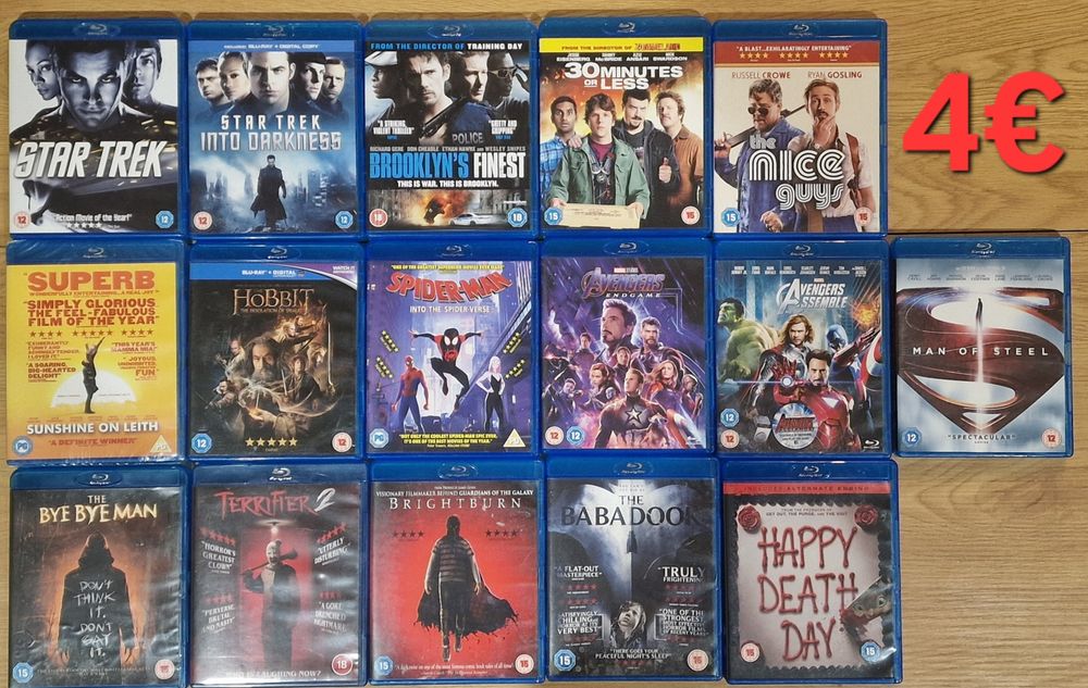 Филми на blu-ray от 6 до 10 лева
