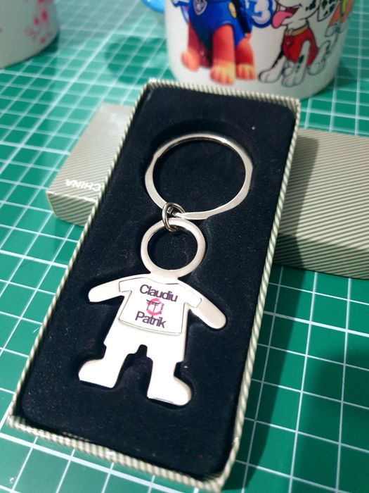 Brelocuri personalizate – băiețel & fetiță