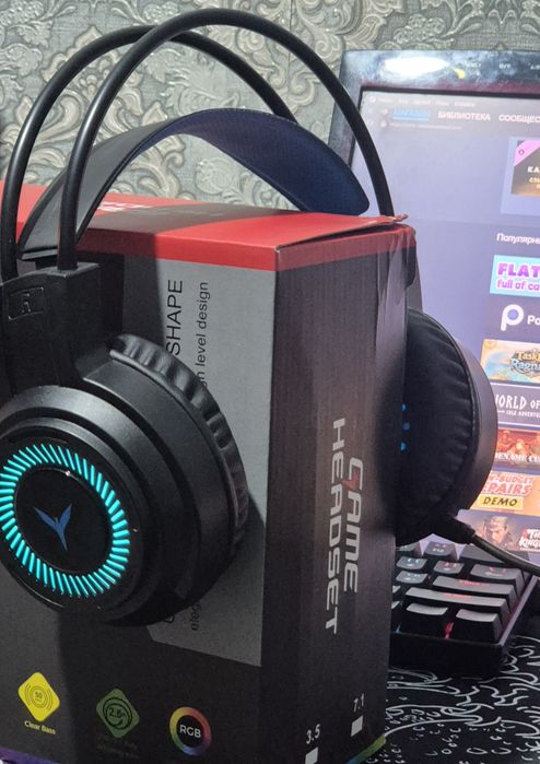 Игровые наушники USB