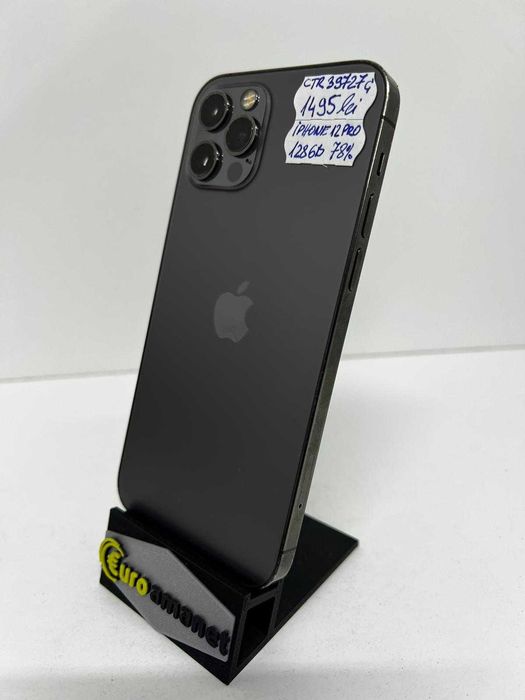 Telefon mobil Apple iPhone 12 Pro, 128GB, 5G, Baterie 78% -I-