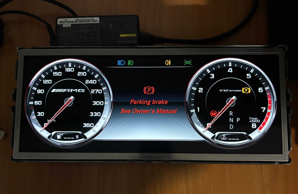 Продавам 2бр AMG Clusters Virgin Километраж W222 IC222 Преди Фейслифт