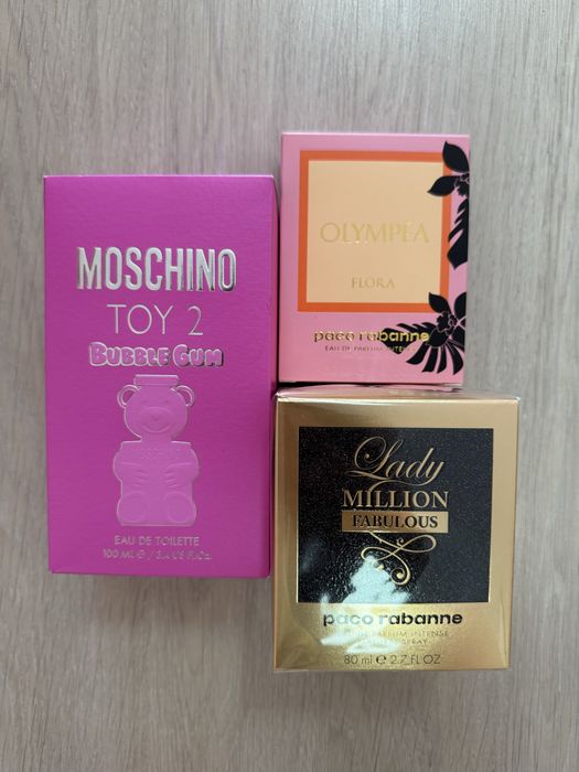 Парфюми на Moschino и Rabanne, оригинални