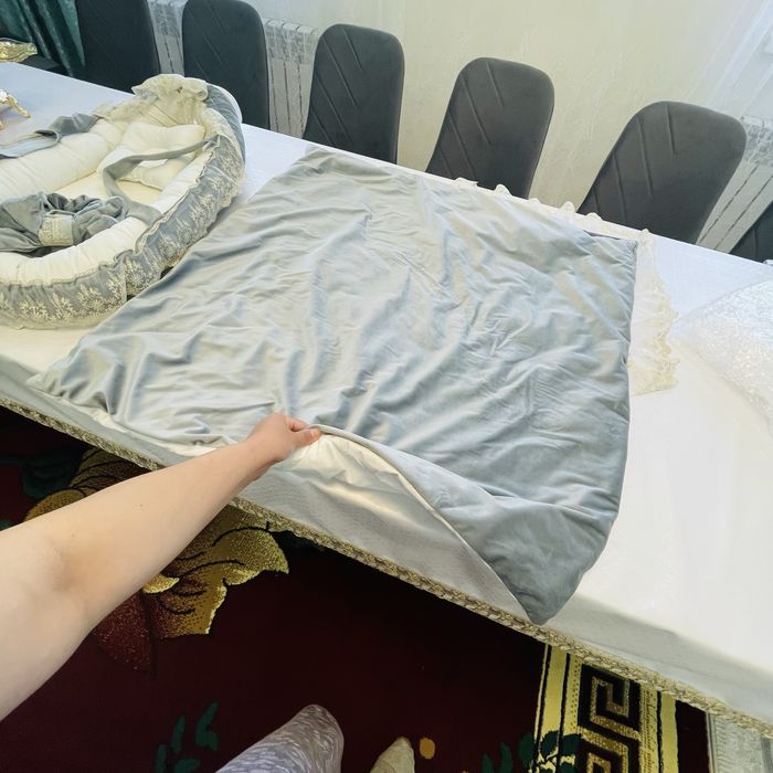 Конверт для выписки серый