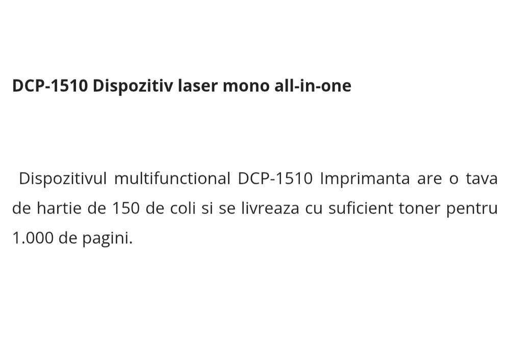 Imprimanta Brother, multifuncțională, toner/ laser