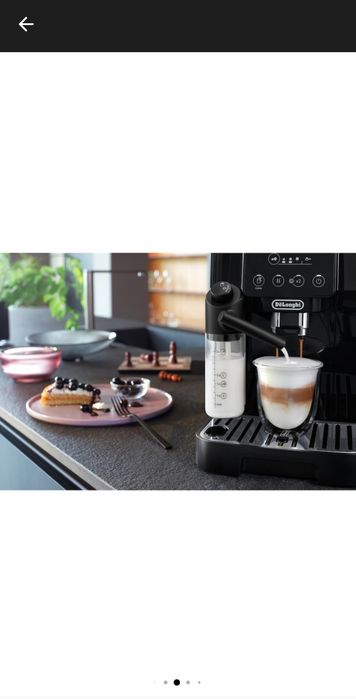 Espressor automat De’Longhi Magnifica Start Milk ECAM220.60.B, 5 bauturi, Tehnologie LatteCrema(Expressor, Expresor, Aparat de cafea)