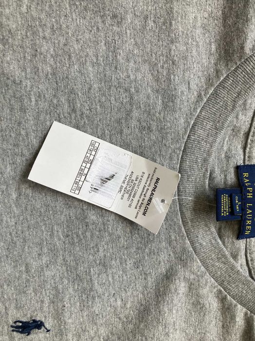 НОВА POLO By Ralph Lauren сива тениска размер S