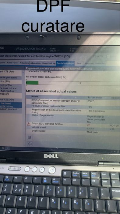 SERVICII de diagnoza auto DOAR MERCEDES (orice model Benz)