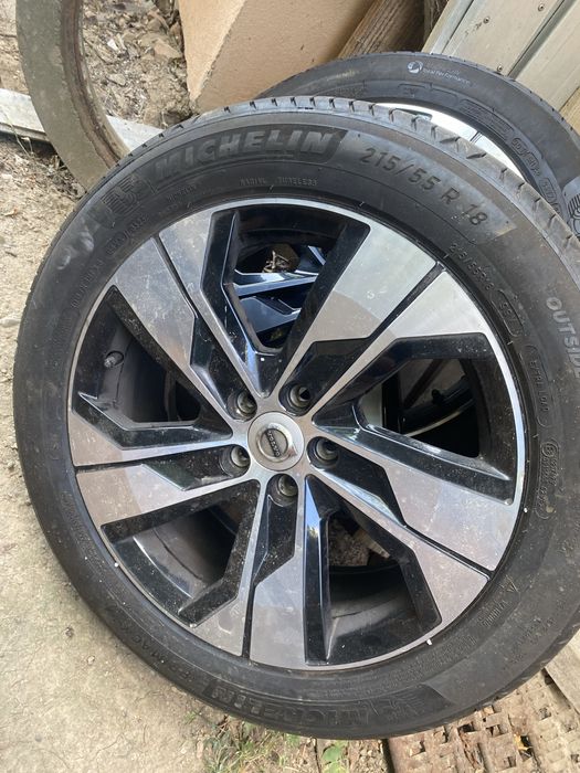 2 buc Volvo + cauciucuri vara 215/55/18 Michelin