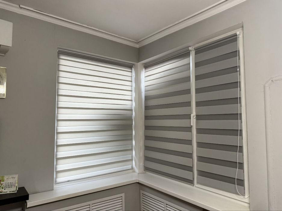 Установка ролл шторы жалюзи