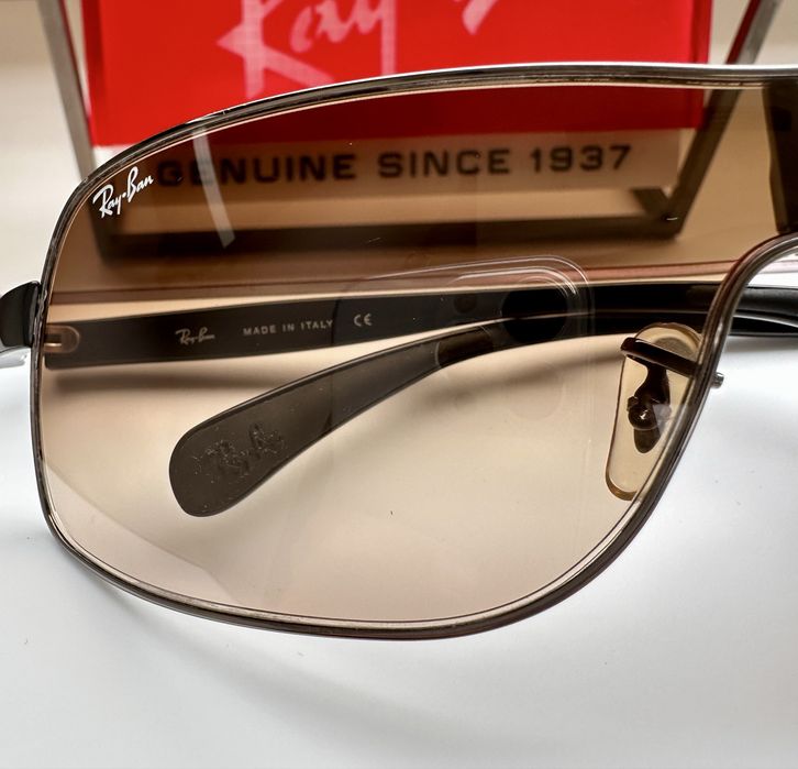 Ray Ban RB3244 shield стил, градиент, премиум модел