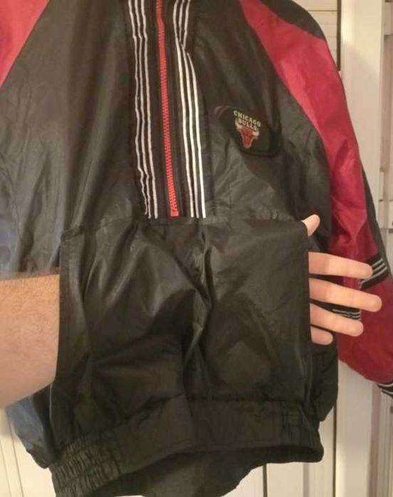 Оригинално ретро двулицево яке на Chicago Bulls
