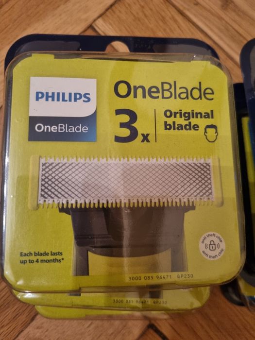 Rezerva PHILIPS OneBlade QP230/50 kit 3 lame, pentru orice model PHILIPS OneBlade si OneBladePro