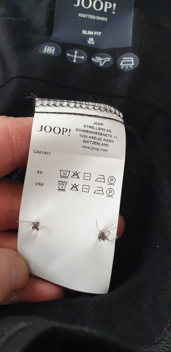 JOOP! Slim Fit  Knitted Shirt / 40/ 15 3/4/ M НОВО ОРИГИНАЛ Мъжка Риза