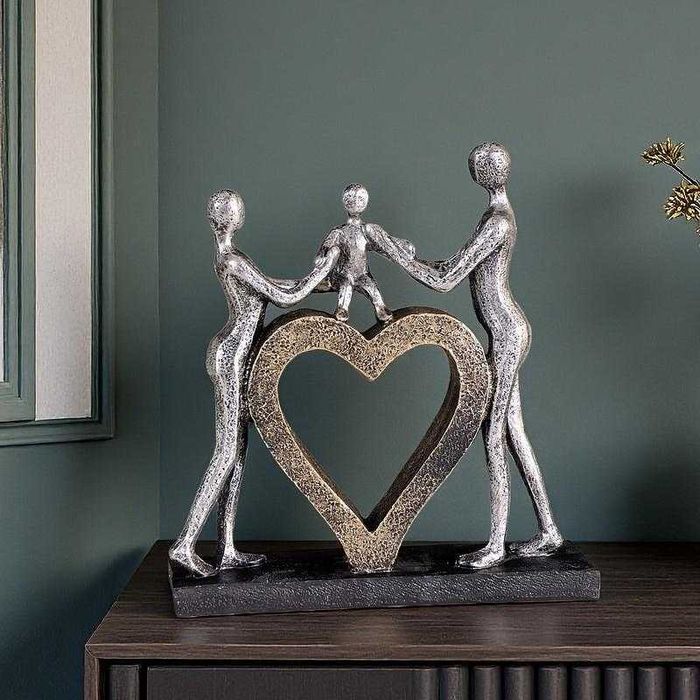 Нова Статуетка Любов Фигура За Декорация Семейство  -3 Варианта