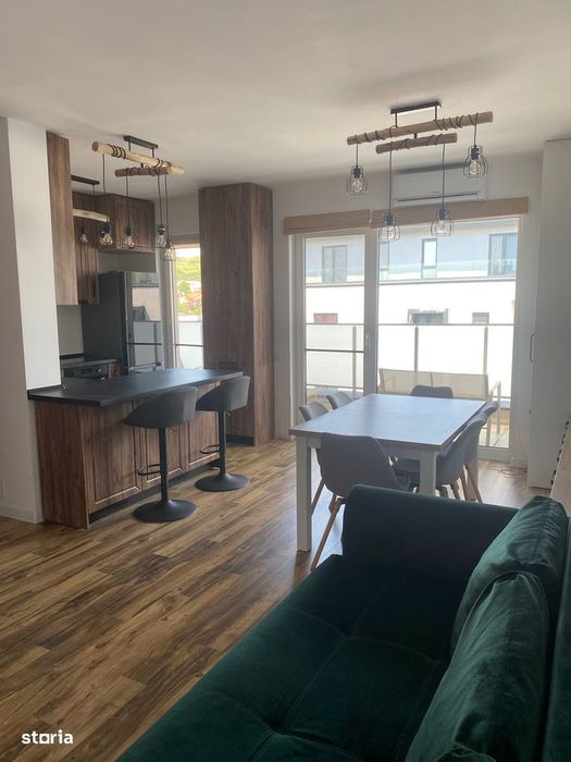 Apartament 3 camere, 68mp + 15mp terasa, bloc nou, centru Borhanci