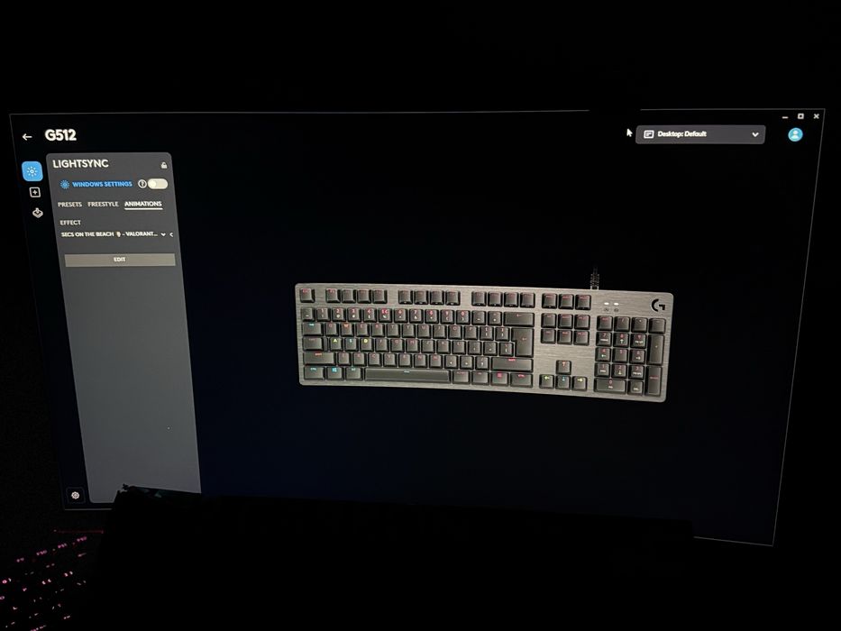 Logitech G512 Carbon – Red Switch