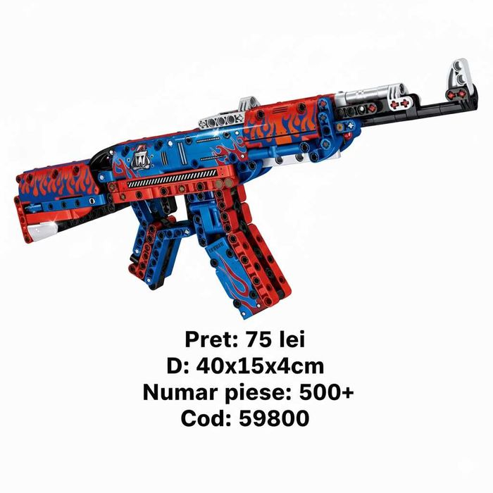 Jucarii tip Lego - Arme, Sabii, Mitraliere, Pusca