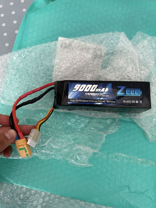 Acumulator LiPo 6s 9000mah 100c, nou, 1 ciclu incarcare, aeromodel,drona,elicopter,trotineta