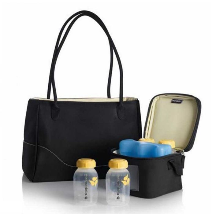 MEDELA и LANSINOH - подплънки, пликчета за съхранение на кърма, Cooler