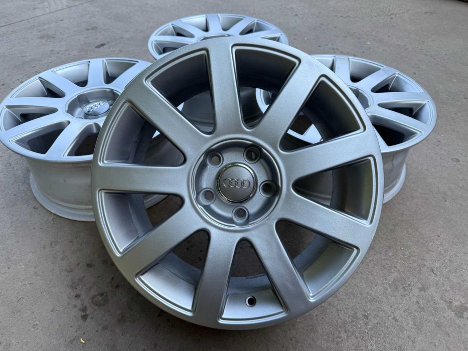 4 бр. алуминиеви джанти AUDI 17" 5x112 , централен отвор 66.6, ET45, 7,5J