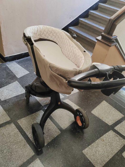 Stokke 2 в 1 brushed grey бебешка количка