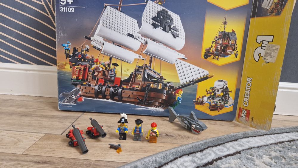 Лего пиратский корабль