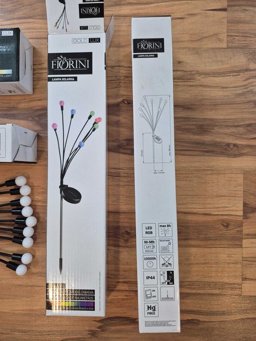Lampa solară LED FIORINI 8xLED/1,2V 600 mAh-5lei transportul