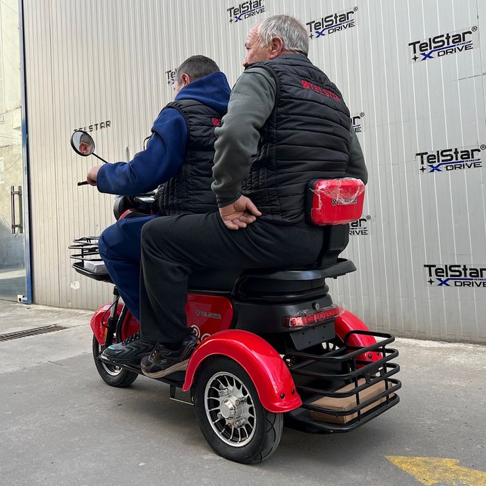 Електрическа триколка 2+1 750.2 NEW ТИП VESPA STYLE 2025