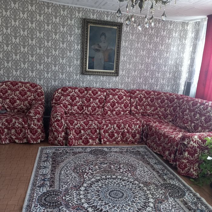 Угловой диван с креслом