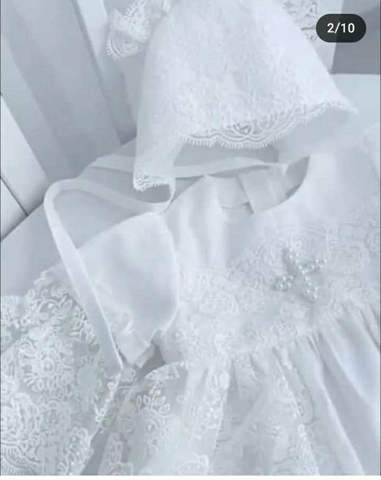 Крестильная одежда рубашка полотенце