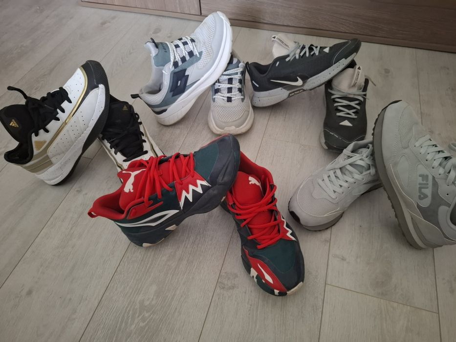Маратонки Nike, Adidas, Puma, Filla, Lotto