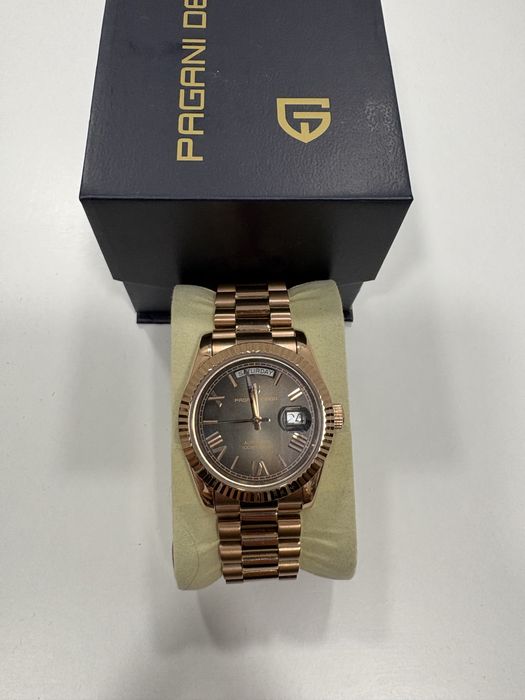 Pagani desing day date rose gold 36mm