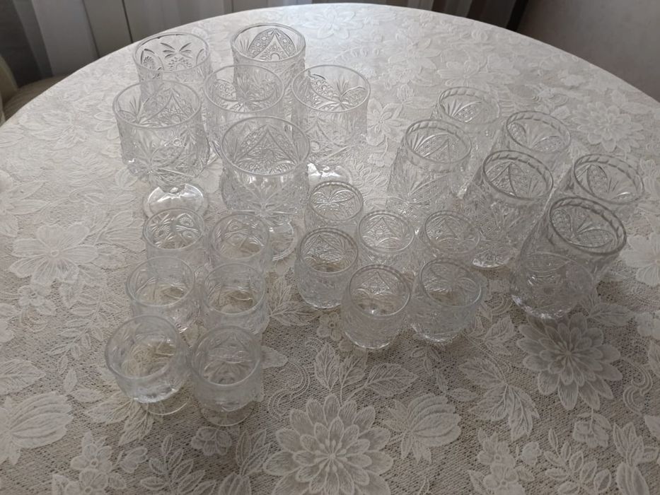 Фужеры стопки идругое