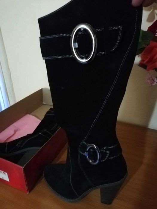 Cizma piele intoarsa eleganta noua, ocazie