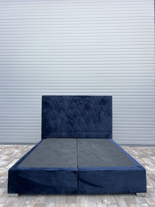 Pat Dormitor Tapitat • Boxspring 1,80 x 2,00 Impecabil Catifea