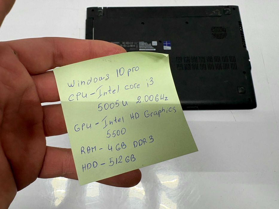 Лаптоп - Lenovo B50-50, Intel core i3 5005U RAM 4GB DDR3,HDD 512GB /L1