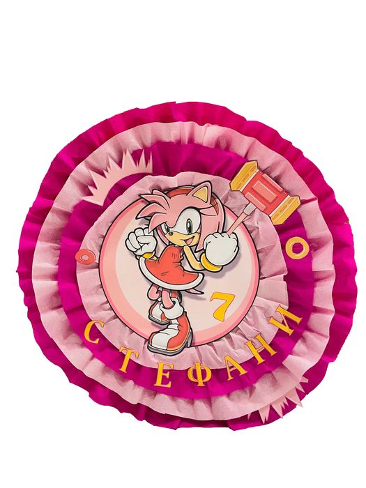 Ейми Роуз Amy Rose Sonic пинятА